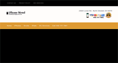 Desktop Screenshot of iphone-mend.com